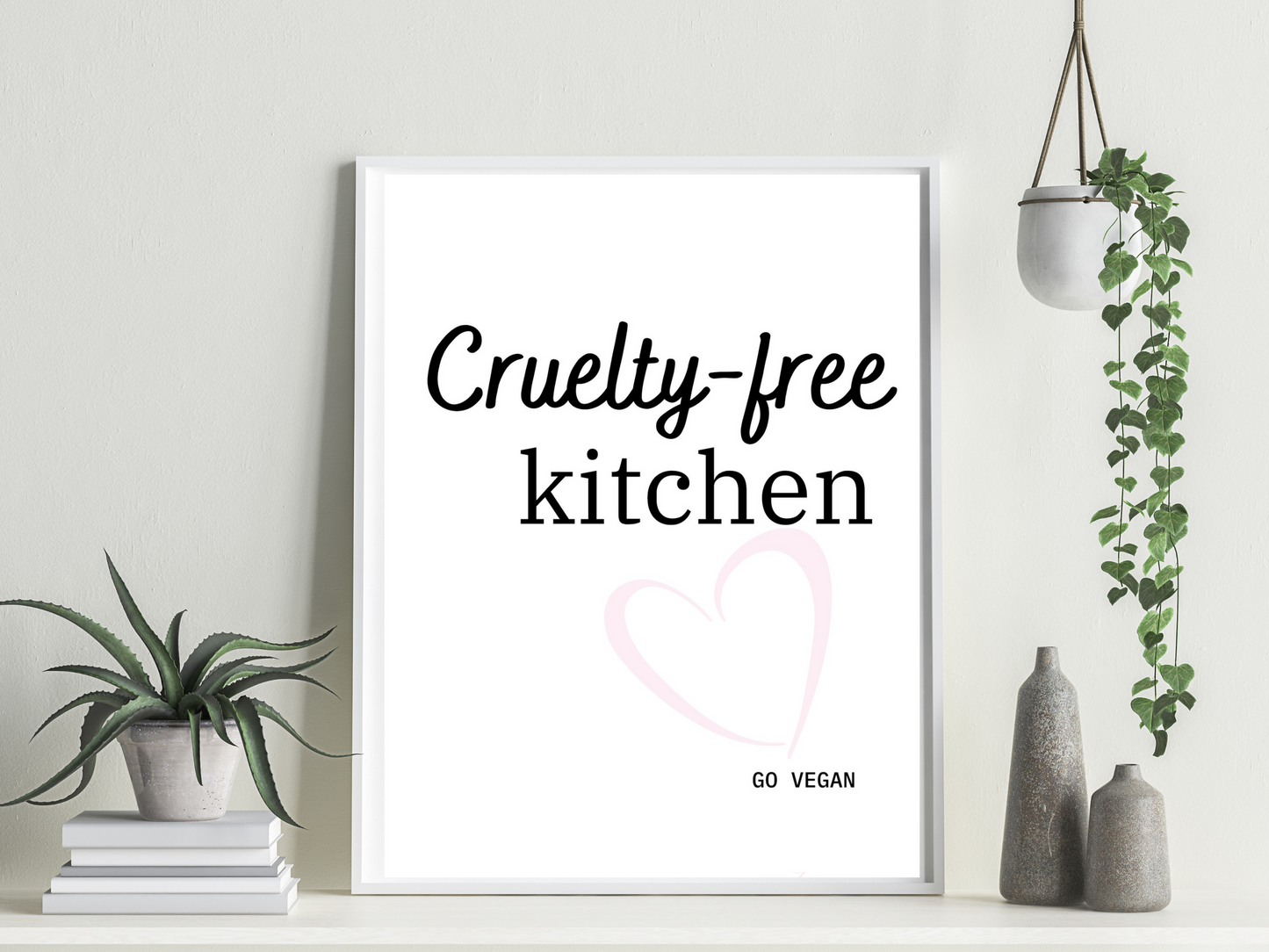 Cruelty-Free Kitchen Print