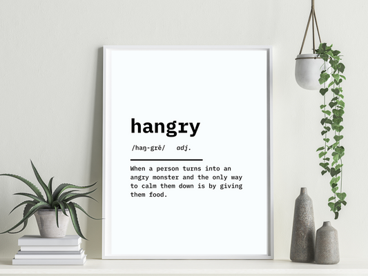 Hangry Print