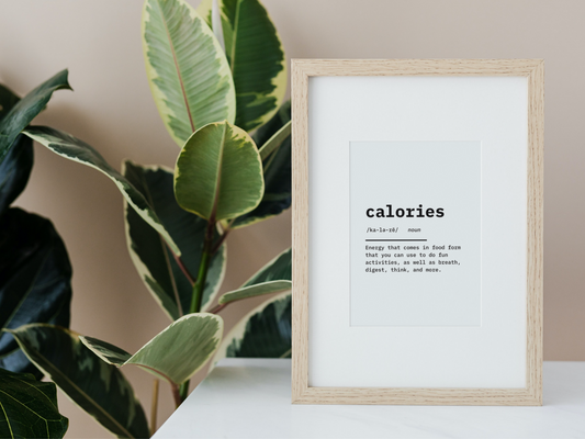Calories Print